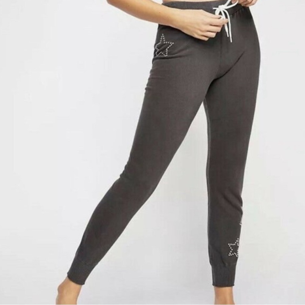 Monrow Star Silver Studded Joggers!